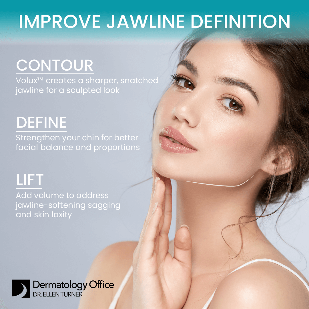 See what Volux™ at Dallas and Irving’s Dermatology Office does for the jawline.
