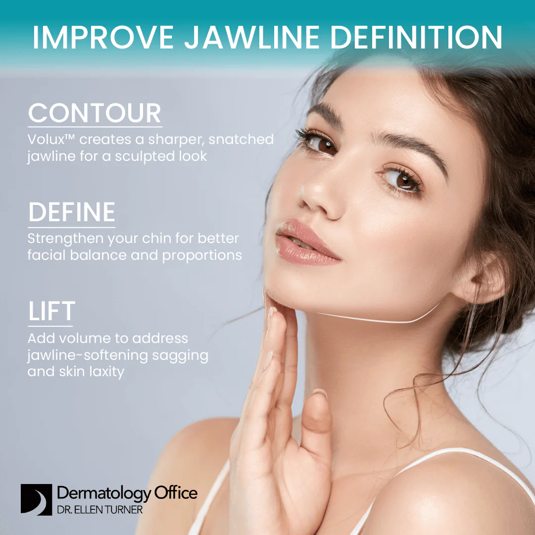 See what Volux™ at Dallas and Irving’s Dermatology Office does for the jawline.