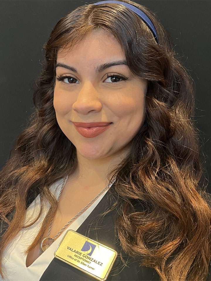 Valarie Gonsalez- Receptionist