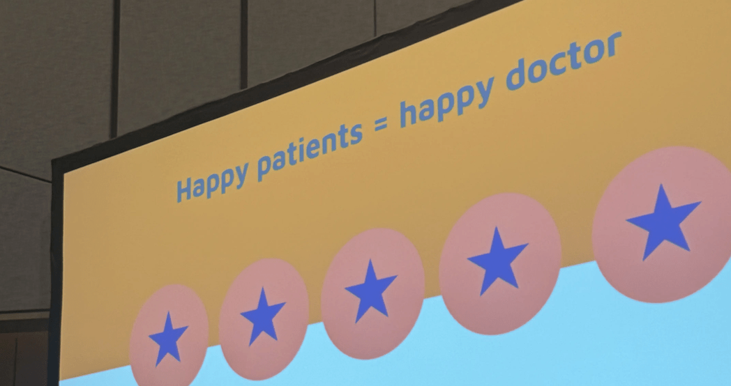 Happy patients benefiting from AAD Annual Meeting Denver dermatology advances