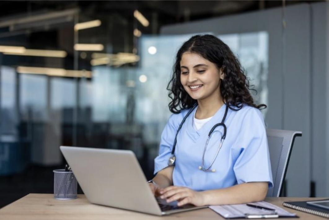 Healthcare professional learning online