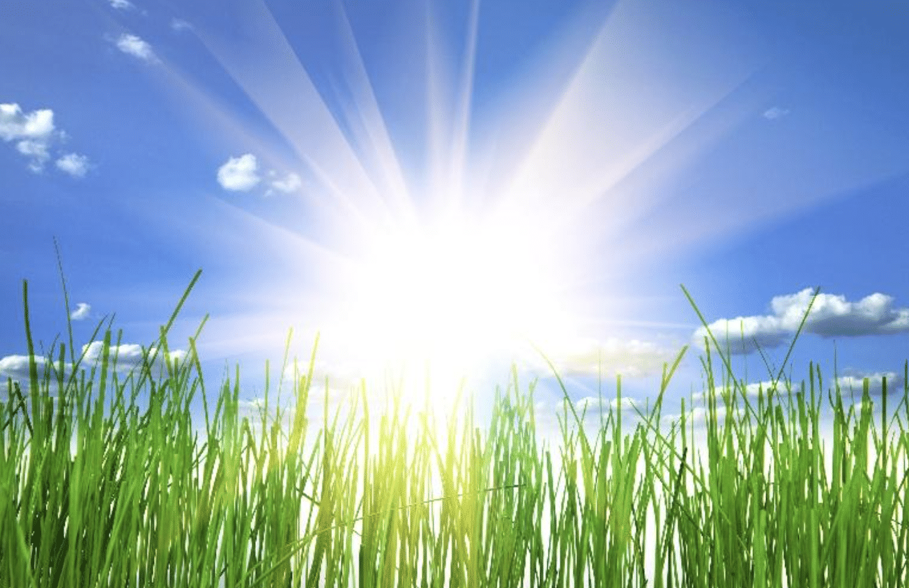 Daily sunscreen and UV protection on a sunny day